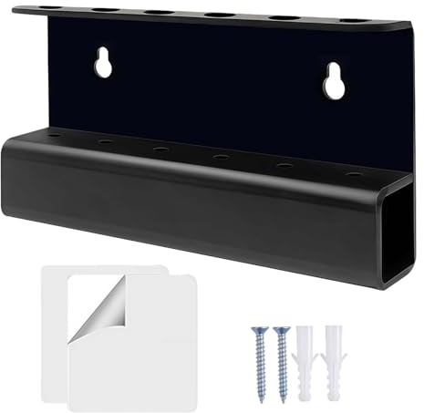Soporte de Pared para Soporte de Dardos - Organizador para Pantallas acrílicas de 6,1 x 1,1 x 3,15 Pulgadas, Adhesivo de Doble Cara de Gran tamaño, Espacio de Almacenamiento multicapacidad | Soporte