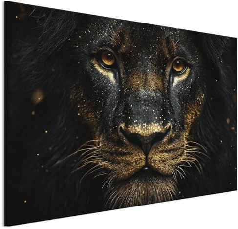 LUMASOUL Canvastavla för vardagsrum Djur 120x80 cm | 1-delad tavla för sovrum, hall, kontor och kök, modernt fotomotiv