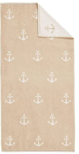 Dyckhoff Handtuch Maritim 'Nautic' 50 x 100 cm Greige