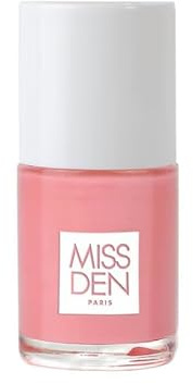 Vernis à Ongles Couleur Absolue - Miss Den - 85% d'Ingrédients d'Origine Naturelle - Longue Tenue - Teinte 125 Rose magnolia