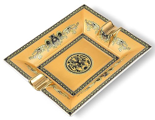 BAKEBK Posacenere da tavolo, posacenere per sigari per uso interno o esterno, posacenere da tavolo per la decorazione di casa e ufficio