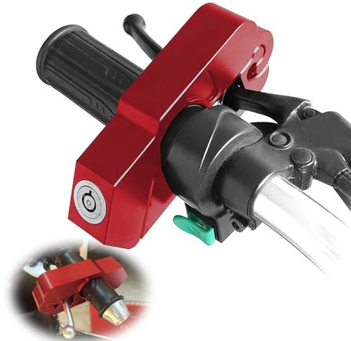 Xumann Motorcycle Handlebar Lock, Motorbike Locks High Security, Motorcycle Accessories Clutch Disc Locks