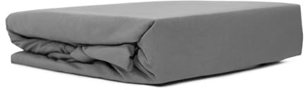 Spannbettlaken für Familienbett 270x200 cm (Dunkelgrau)