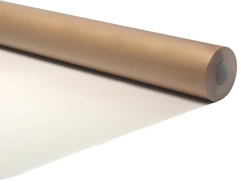 AVOID Chemin de plâtre marron/marron 50 m² | Protection pour sols stratifiés | Toutes les surfaces | Tapis de nettoyage de qualité professionnelle | Protection écologique lors des travaux de