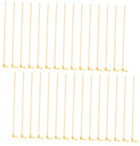 WHAMVOX 30 Bâtons pour Lampion en Bois, Accessoires pour Lanternes en Papier, Lot de 30 Pièces, Pratiques et Esthétiques, pour Activités Extérieures et Événements
