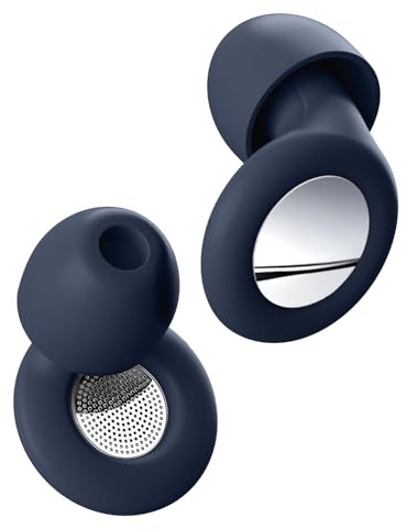 Tappi Orecchie Dormire, Protezione Uditiva, Tappi per Orecchie Antirumore, Silicone Auricolari Ultra Morbidi e Riutilizzabili Antirumor, per Festival, Dormire, Viaggiare, Lavorare, Studiare, Blu