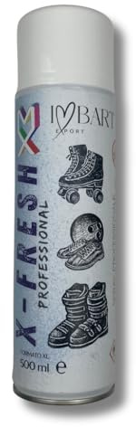 Xfresh Spray déodorant désodorisant professionnel pour patinage, bowling, ski, 500 ml (1 pièce)