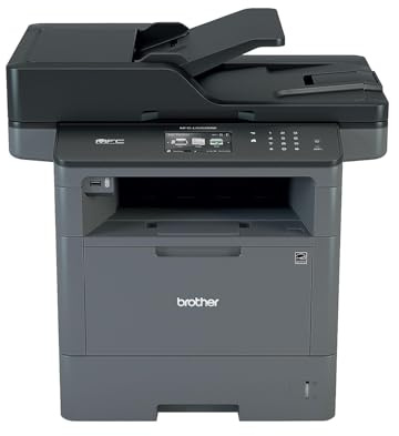 Brother MFC MFC-L5850DW Laser Multifunction Printer-Monochrome-Copier/Fax/Scanner-42 ppm Mono Print-1200x1200 dpi Optical Print-Automatic Duplex Print-50000 Pages-300 Sheets Input