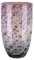 GILDE GLAS art Standvase - Vase Glas groß - Vase marmoroptik Altrosa - H 29 cm