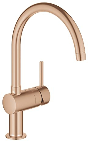 Mitigeur d'évier monocommande Minta 32917 or rose vif brossé