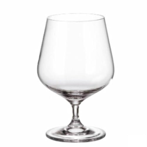 Bohemia Crystal Set de Copas Sira Coñac 590 ml 6 Unidades 4 Unidades