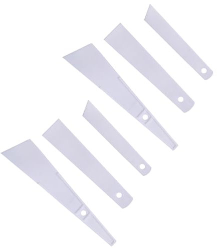 6Pcs, Flexible Leather Glue Spreaders, 3 Size Plastic Glue Smear Sticks for DIY Crafts, PVA Applicator, Crafting Paper Brush, Sewing Accessories