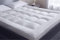 Threads For Bed Premium Matratzenauflage 4 Zoll extra dick, 90x200 ± 10cm Extra Tiefe Matratzentopper mit geprägtem Stoff und super weicher Füllung, 4 elastische Bänder für sichere Passform