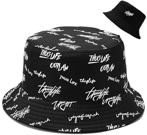 Malaxlx Femme Chapeau de Pêcheur Chapeau de Soleil Chapeaux de Visière Chapeau de Plage Bobs Pliable Réversible
