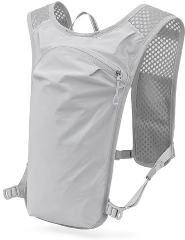 Generic 5L Löparryggsäck Utomhus Ultralätt Cykelväska för Män och Kvinnor Andningsväst med Reflekterande Remsor för Vandring, Jogging, Ridning