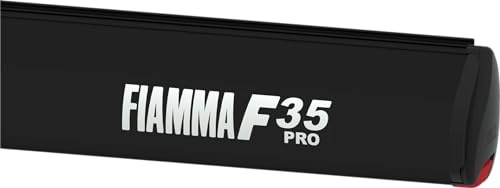 Fiamma F35 Pro Awning 270 Deep Black Case Royal Grey Fabric (Optional Privacy Room CS Light) 06458C01R