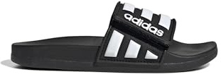 Adidas Adilette Comfort Adjustable Flipflop CBLACK/FTWWHT/CBLACK 29