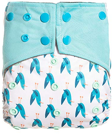 Maeau Windelüberhose Neugeborene 3-16kg Windelhose Waschbar für Baby Überhose Stoffwindeln Höschenwindeln Nachtwindeln Wasserdicht