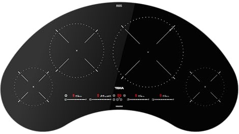 Teka 112500054, Induktionshäll, 95 cm IKC 94628 MST BK, Black glass