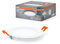 OSRAM Downlight Slim 120mm, LED Einbauleuchte, 8W, 6500K kaltweiß, 550 Lumen, flaches Design, IP20, einfache Montage für Wohnräume und Küchen