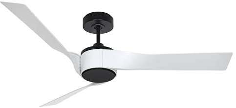 CasaFan Energiespar Deckenventilator mit Fernbedienung Eco Revolution Nachtschwarz/Weiß