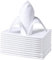 Servilletas de cena suaves y cómodas, calidad de hotel duradera, ideales para eventos y uso doméstico regular (45 x 45 cm, paquete de 12, blanco)