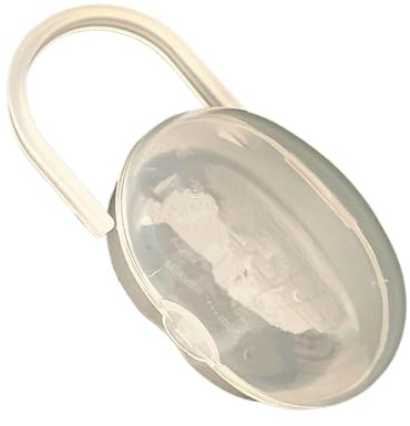 Poludatly Boîte à tétine, boîte de rangement pour tétine, boîte à tétine, housse de tétine, avec poignée, contenant durable pour bébé pour les activités de plein air, Blanc, Refer to description,