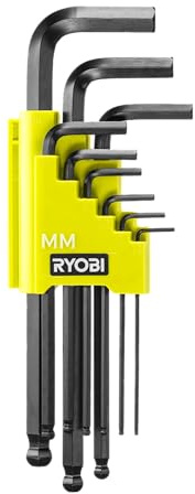 RYOBI RHFHKB-9 Ball Hex Key Set (9 Piece)