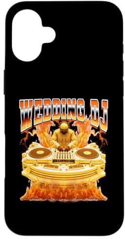 Boda DJ Discjockey Disco Jockey Tocadiscos 90s Bootleg Carcasa para iPhone 16 Plus
