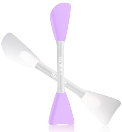 Rampula Pennello per maschera facciale, pennello in silicone per maschera di fango, lozione per il corpo e burro, pennello per maschera viso in argilla, ottimi essenziali per il viso, applicatore
