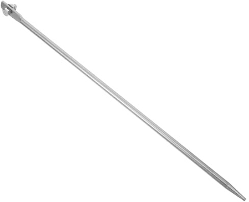 INOOMP Varilla de Conexión a Tierra de Hierro para Uso Doméstico Seguridad Integral y Versátil, Color Plata, Adecuado para Aplicaciones de Puesta a Tierra Hogar