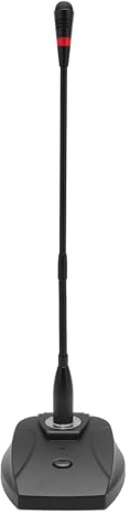 Dioche Micrófono de Cuello de Cisne Micrófono de Condensador de Cuello de Cisne de Escritorio con Conector XLR - de Escritorio Ajustable para Videoconferencias y Conferencias - Sonido Cardioide de
