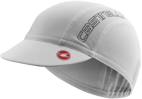 CASTELLI 4523032-008 A/C 2 Cycling Cap Hat Men's Weiß/kühl grau Uni