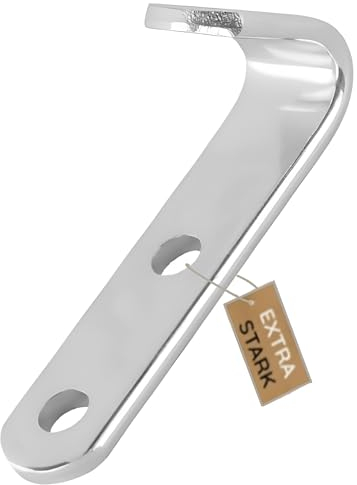 EnB, Pack of 10 or 20, tarpaulin attachment, 2-hole guy hooks, fixing hooks, lashing eyelets, tarpaulin hooks, trailer hooks, rope hooks, ideal for load securing net, trailer net (20 pieces)