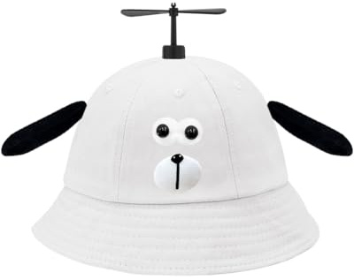 SIEBOLD Gorra Helice,Sombrero de Hélice,Helicóptero Sombrero,interesante Puppy Party Sombrero,para adultos y niños Suministros de fiesta de disfraces de cosplay Favores Halloween