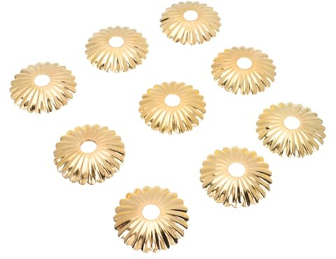 DIYEAH 12 Pièces Couvercle de Lampe en Fer, Forme Fleur Rétro, Accessoire pour Lampe de Table, pour Couloirs et Cafés