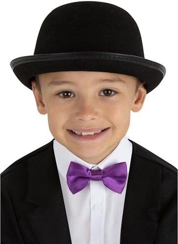 Smiffys Chapeau melon victorien, noir