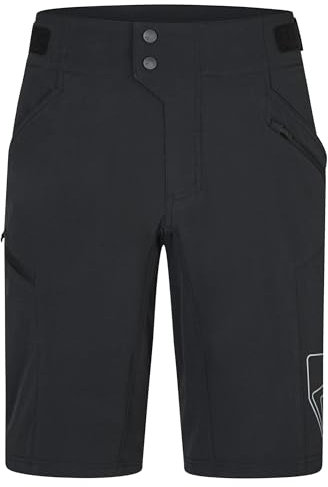 Ziener Herren NONUS X-Function Fahrrad-Shorts mit Innenhose - Mountainbike/Outdoor/Freizeit - atmungsaktiv,schnelltrocknend,gepolstert, Black, 48