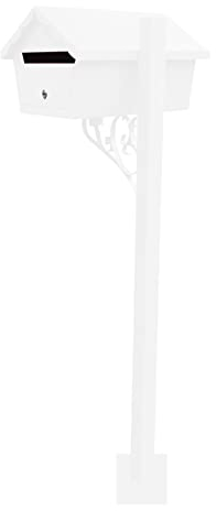 Buzón Independiente para Exteriores, buzones de Correo Modernos con Cerradura de 47 Pulgadas, para Oficina en casa, Negocios Rurales