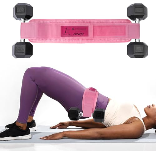 LARA STAR Cintura di Spinta per Fianchi, Cintura per Spinta, Cintura per Glutei, Ponte Glutei, Allenamento con manubri, Kettlebell per affondi, Squat inversi