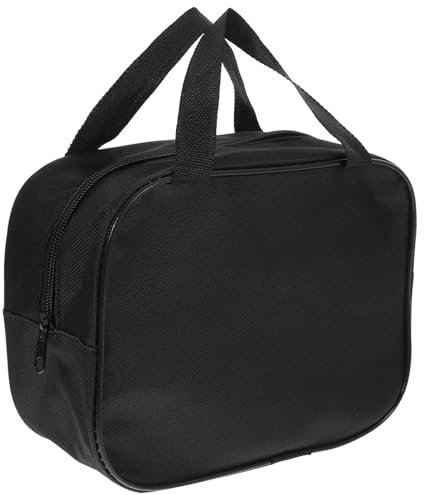 UKCOCO Compressor Storage Bag Foldable Portable: Black Pump Fabric Bag Compatible with Tire Inflator for Car Tires 12V DC Tire Pump (BagOnly)