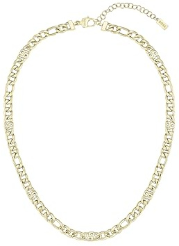 HBJ BOSS Jewelry Gliederhalskette für Damen Kollektion DOUBLE B INFINITE aus Gelbgold mit Doppel-B Charms - 1580632