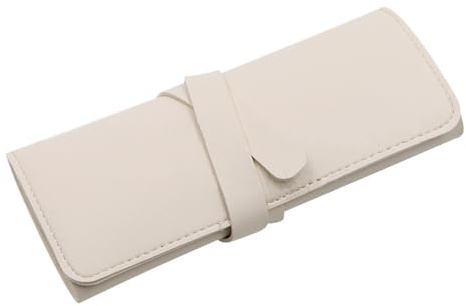 Sanrlo Élégant étui de voyage pour bijoux - Petit sac organisateur souple avec compartiments pour l'organisation de bagues et boucles d'oreilles