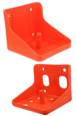 KONTONTY Porta Blocchi di Sale Minerale Contenitore in Pe Design a Grandi Aperture 2 Pezzi per Bestiame Adatto per Pecore e Uso Zootecnico