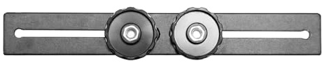 Hopzab Supporto doppio flash per fotocamera – Barra di estensione da 20 cm Staffa di montaggio per treppiedi per DSLR, luce LED, luce flash e microfono, barra di estensione in lega di alluminio per