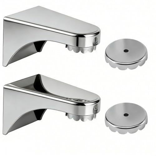 2 stycken tvålhållare magnet, ingen borrning, väggmonterad tvålhållare för badrum, 4 st blomlock, svart/silver/vit, 7,6 x 4,3 x 4,3 cm (silver)