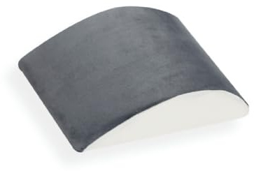 SEASONS - Almohada Lumbar Ergonómica, de Apoyo Lumbar para Silla, Coche o casa - Soporte para Espalda y Zona Lumbar - 40x32x10 cm - Gris