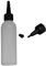 VanAnderen 6 Stück HD-PE-Flaschen 100 ml mit schwarzer Spritztülle - Leerflasche Kunstoffflasche Plastikflasche Spritzflasche Liquid-Quetschflasche mit Aufträgerspitze zum befüllen und mischen
