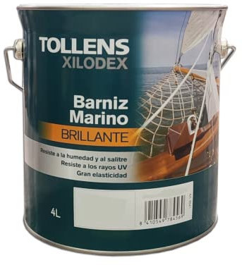 Tollens - BARNIZ MARINO BRILLANTE 4 LT - Roble Europeo 502