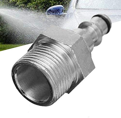 Adaptateur de raccord pour nettoyeur haute pression - 22 mm - Adaptateur de lance à mousse neige - Connecteur de pistolet pulvérisateur de voiture (M22)